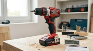 Perceuse visseuse ergonomique avec moteur brushless proposée à prix abordable.