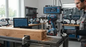 Test de performance et de couple d'une perceuse visseuse sans fil professionnelle