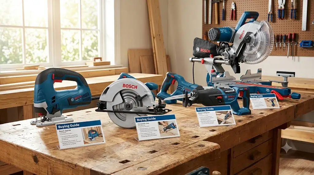 Comparatif complet pour choisir la meilleure scie Bosch selon vos travaux de bricolage