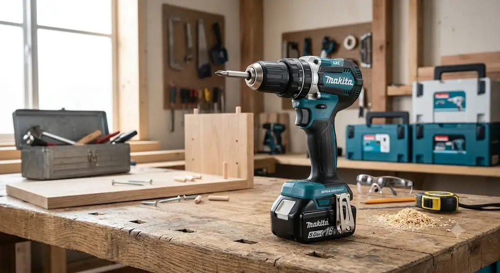 Selection de la meilleure perceuse visseuse makita sans fil 18V pour les travaux