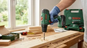 3. Perceuse visseuse sans fil Bosch gamme verte idéale pour le bricolage à la maison
