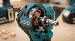 Moteur sans charbon de la meilleure perceuse visseuse makita