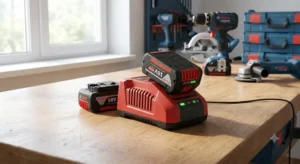 6. Batterie lithium-ion 18V et chargeur rapide pour perceuse visseuse sans fil Bosch