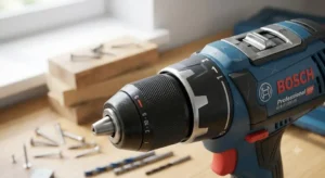 8. Bague de réglage du couple et sélecteur de vitesse sur une perceuse visseuse Bosch