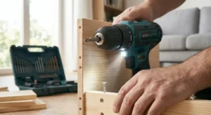 Luce LED integrata per illuminare la zona di lavoro del trapano avvitatore economico