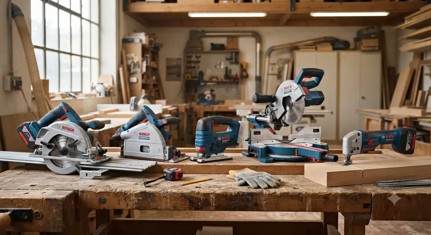 Panoramica dei migliori modelli di sega Bosch professionale per lavorazioni di precisione