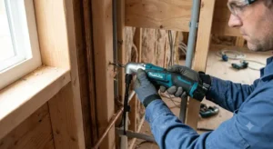 Trapano angolare Makita compatto ideale per lavorare in spazi stretti e angoli difficili