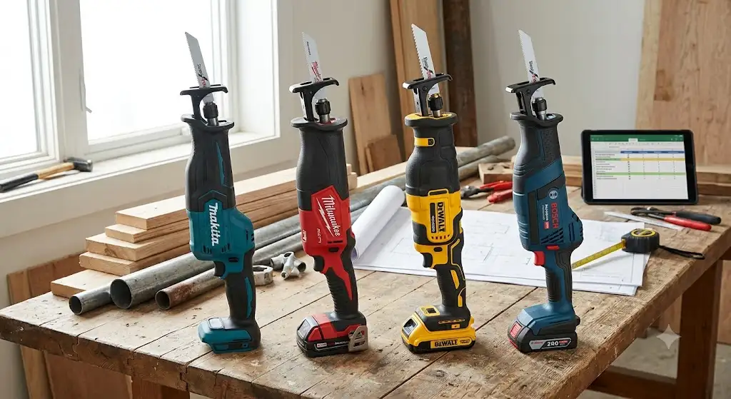 Comparatif et avis sur les meilleures scie sabre avis électroportatives pour bricoleurs et professionnels.