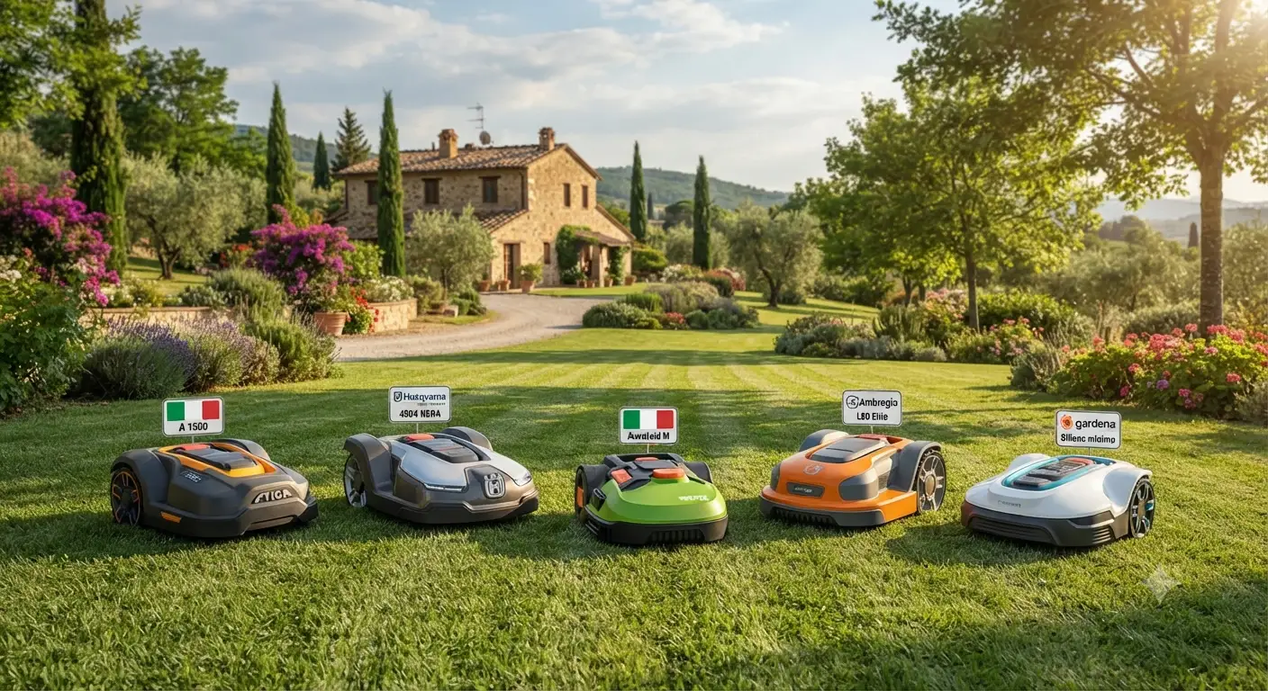 Panoramica dei migliori robot tagliaerba per la cura del giardino in Italia