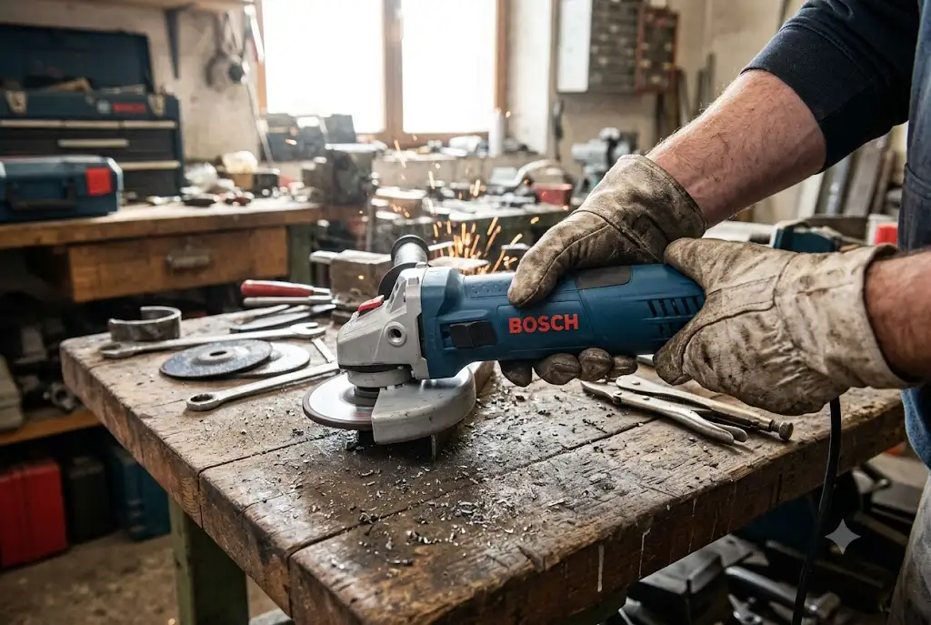 Meuleuse Bosch avis en test dans un atelier pour notre avis complet sur ses performances.